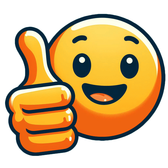 Thumbs Up Emoji - Happy Emoji